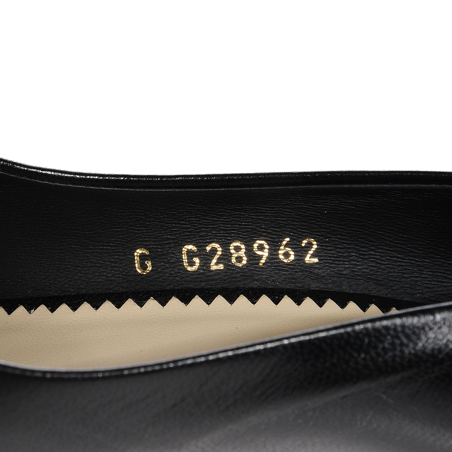 Leather Pearl CC Peep Toe Pumps 38 Black