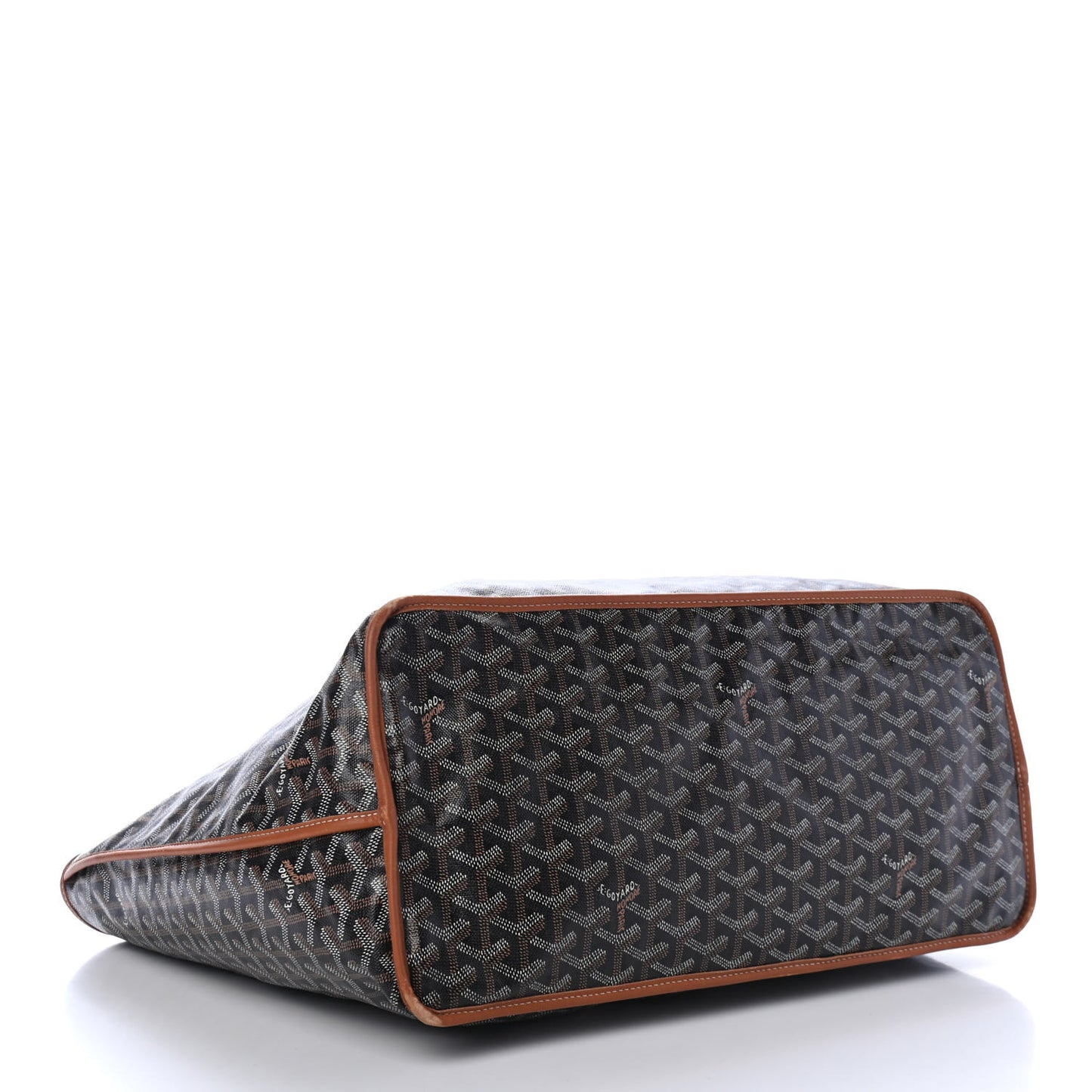 Goyardine Reversible Anjou GM Black Gold