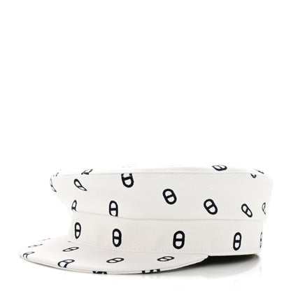 Hermes Canvas Womens Vauban Chaine d'Ancre Cap 57 Blanc Casse 1 of 9
