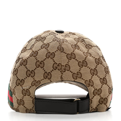 Gucci Monogram Web Baseball Hat M Beige Cocoa 6 of 9