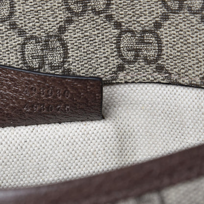 Gucci GG Supreme Monogram Neo Vintage Web Belt Bag Brown 7 of 9