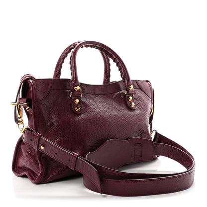 Balenciaga Agneau Classic Gold Hardware S City Violet Prune 4 of 11