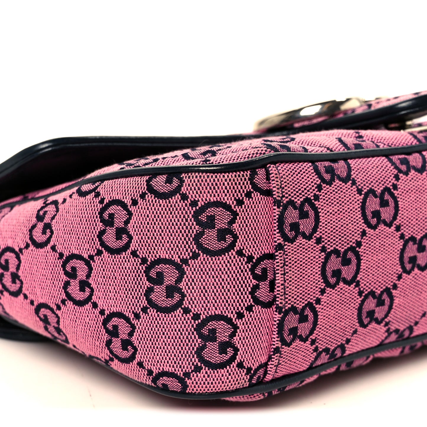 Monogram Multicolor Matelasse Diagonal Small GG Marmont Shoulder Bag Pink Blue