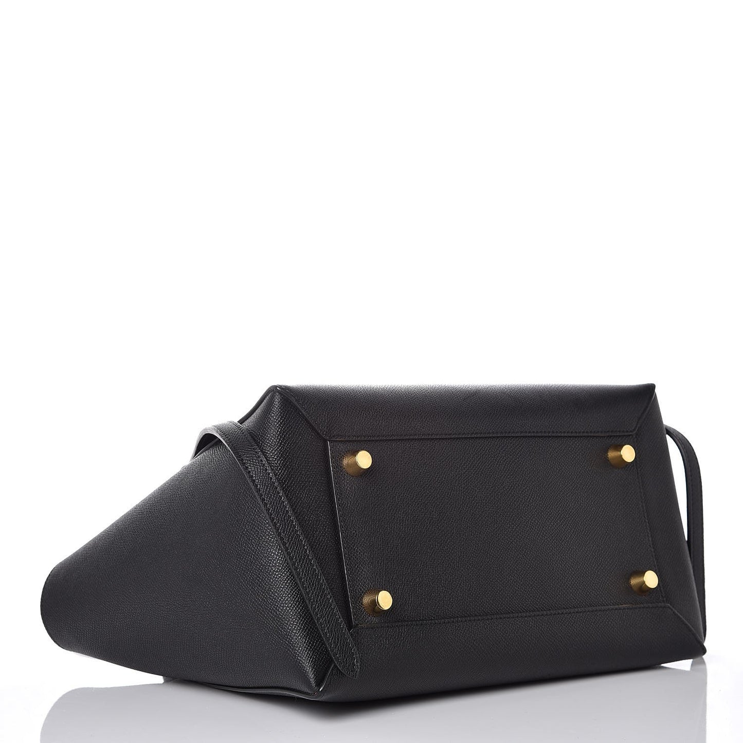 Grained Calfskin Mini Belt Bag Black