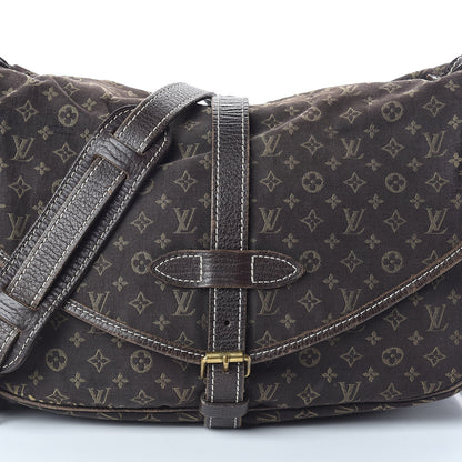 Louis Vuitton Monogram Mini Lin Saumur Ebene 7 of 15