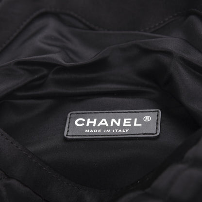 Chanel Satin Quilted Flap Clutch Black 6 of 7