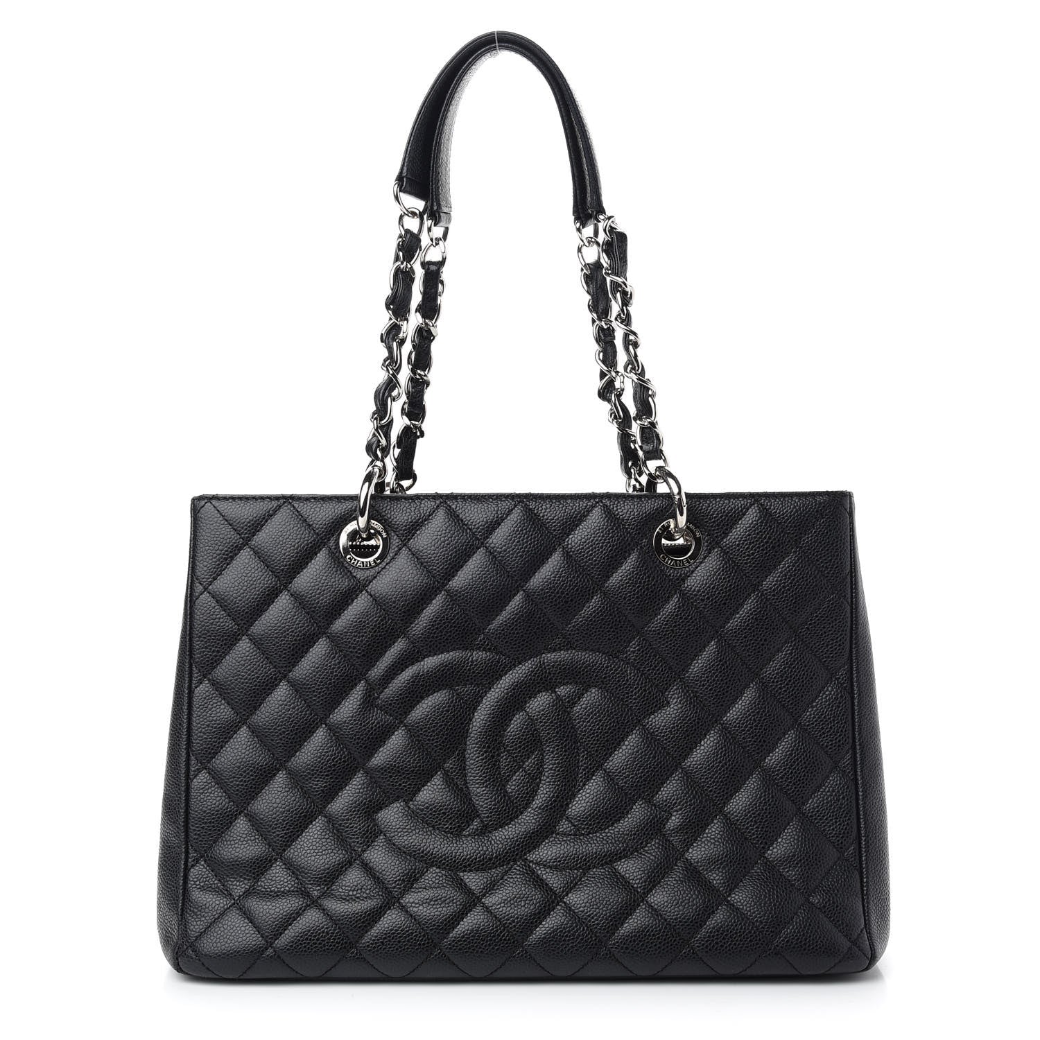 Chanel Caviar Quilted Grand Shopping Tote GST Black 1 of 10