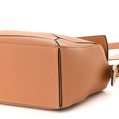 Loewe Grained Calfskin Small Puzzle Bag Tan 9 of 9