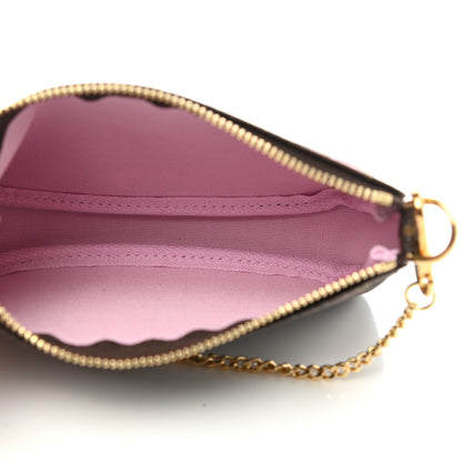 Louis Vuitton Monogram 2021 Christmas Animation Japanese Garden Mini Pochette Accessories Wisteria Pink 5 of 8