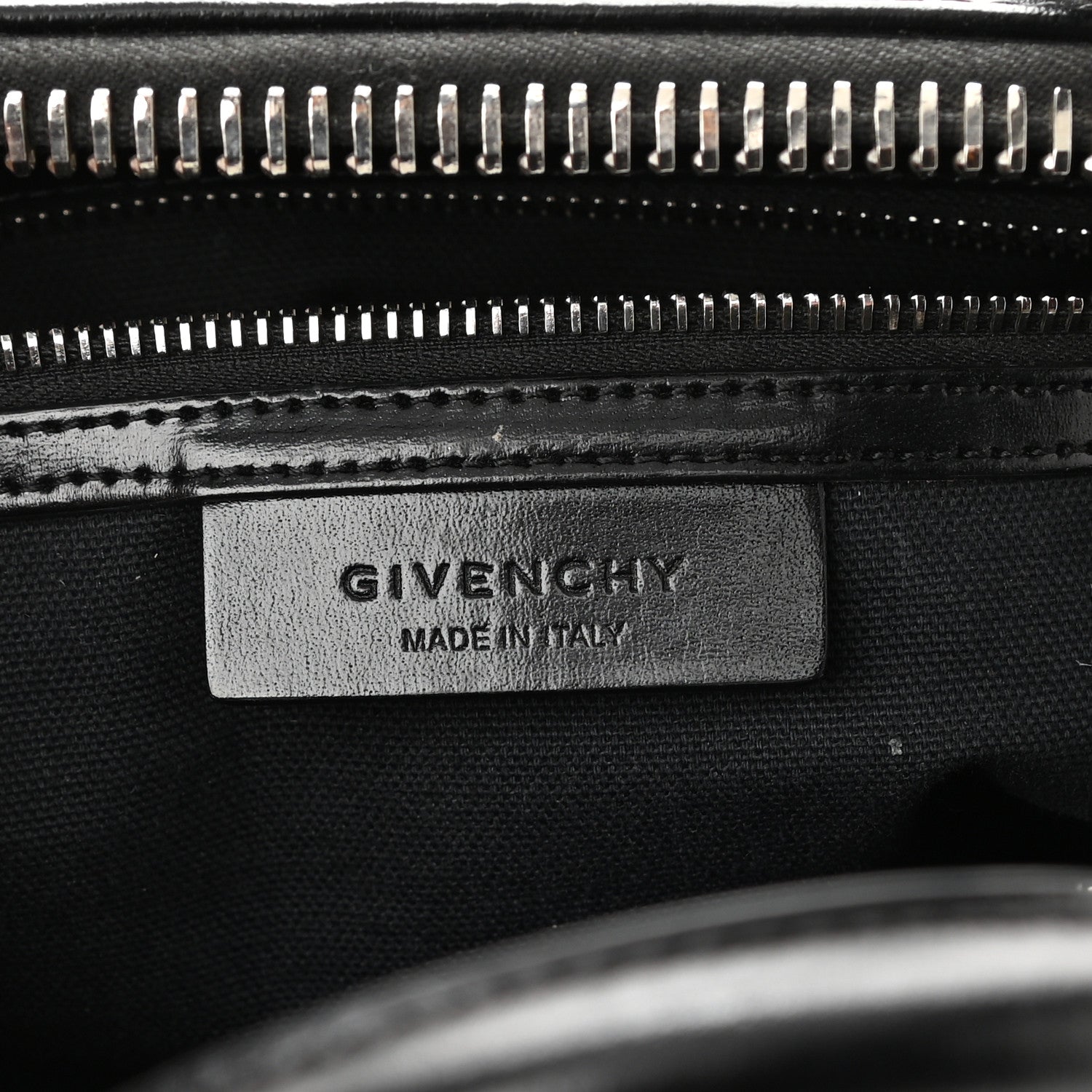 Givenchy Shiny Lord Calfskin Medium Antigona Black 6 of 10