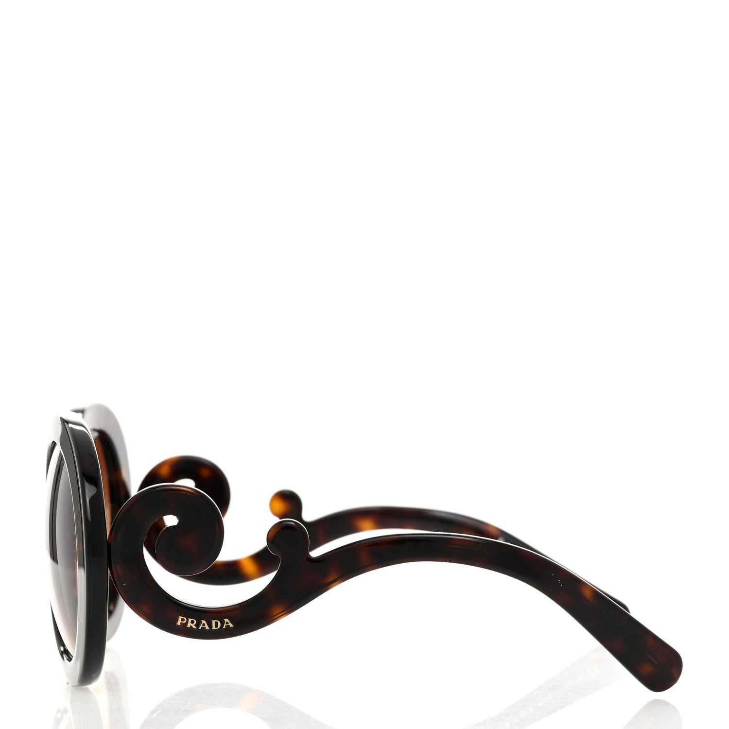 Prada Baroque Sunglasses SPR 27N Tortoise 3 of 8