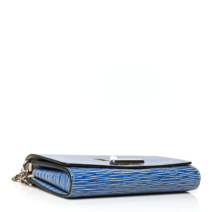 Louis Vuitton Epi Twist Chain Wallet Denim Light 4 of 11