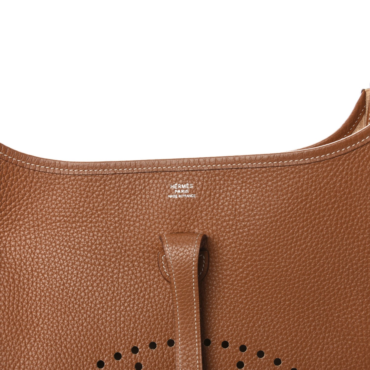 Hermes Taurillon Clemence Evelyne II PM Gold 6 of 9