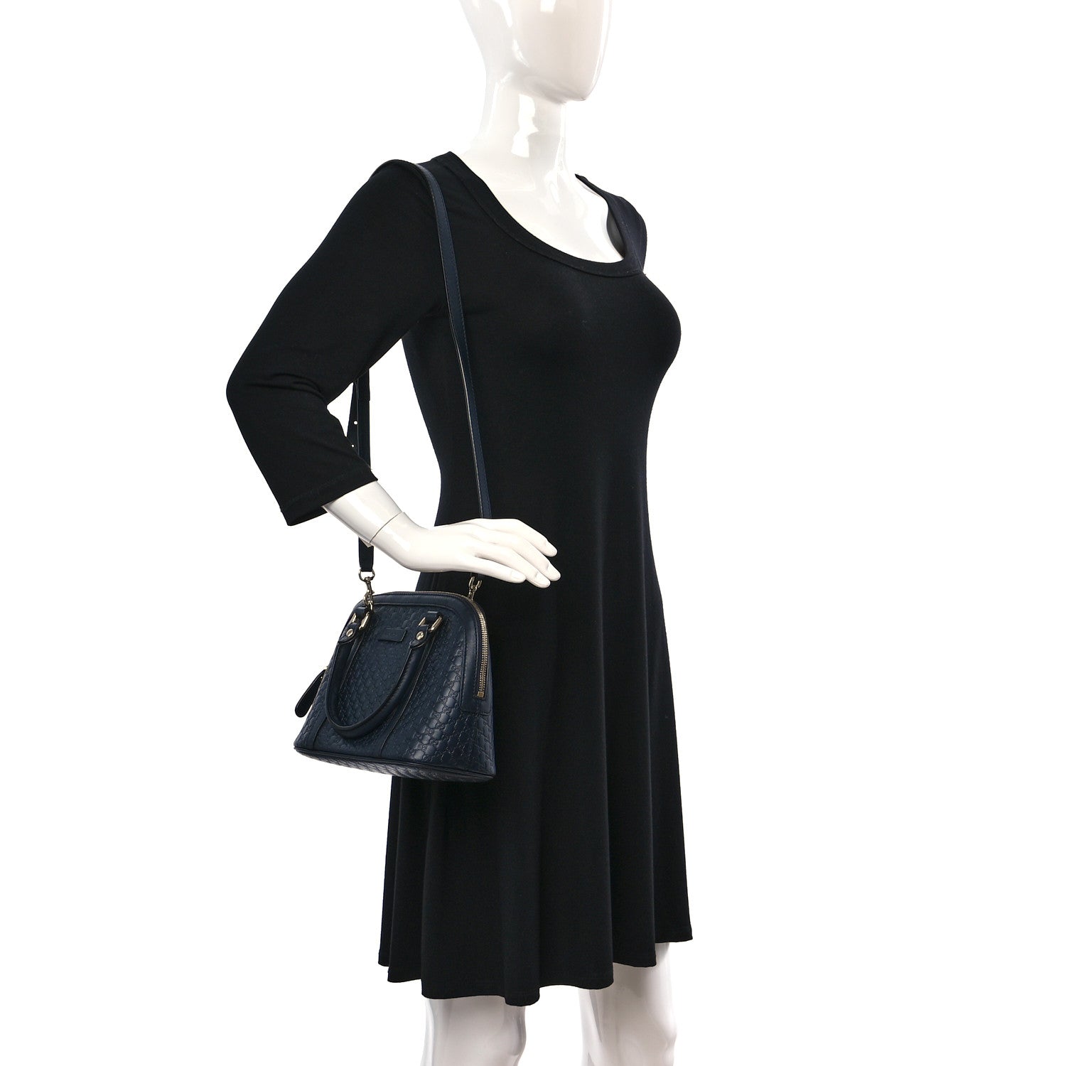 Gucci Soft Microguccissima Mini Dome Bag Blue 2 of 10