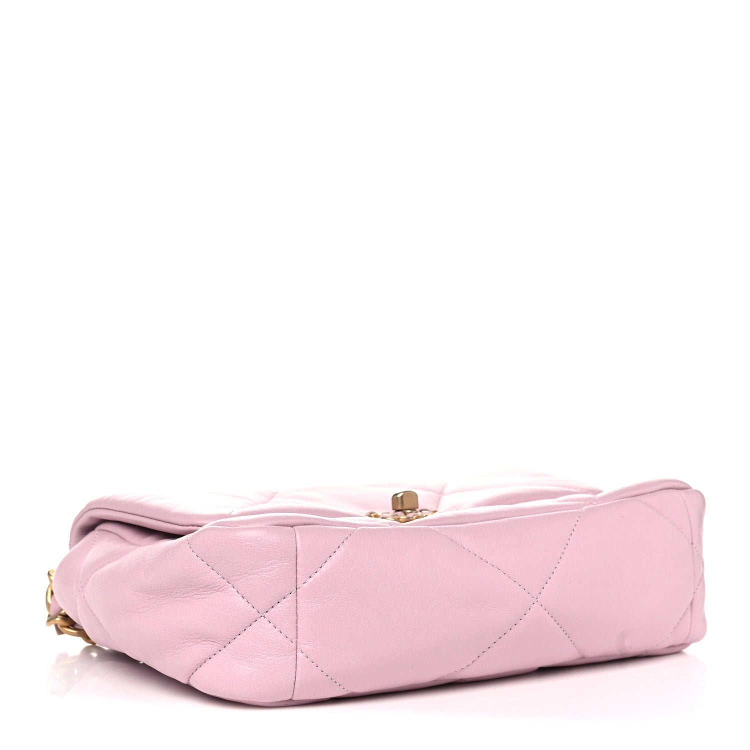 Chanel Lambskin Quilted Medium Chanel 19 Flap Light Pink 4 of 11