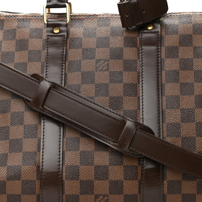 Louis Vuitton Damier Ebene Keepall Bandouliere 45 10 of 10