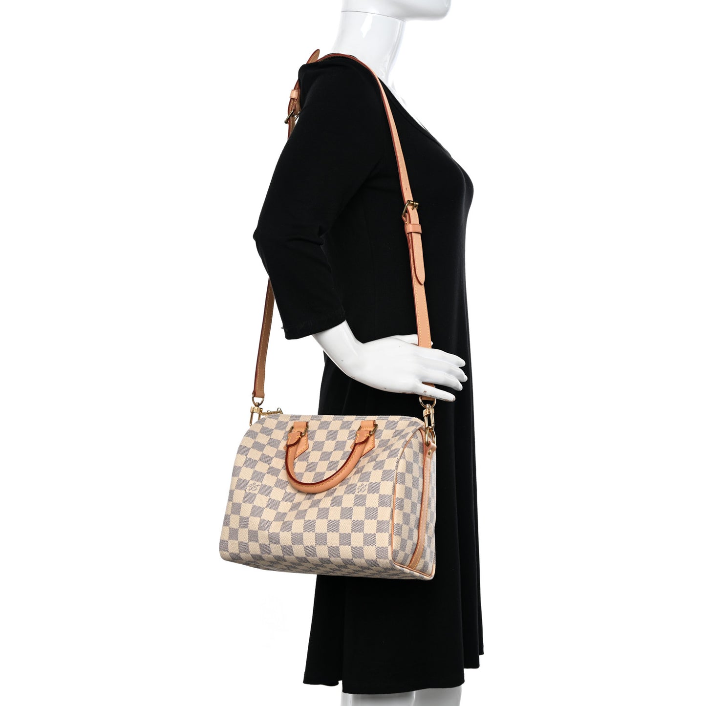 Damier Azur Speedy Bandouliere 25