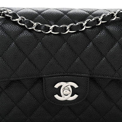 Chanel Caviar Quilted Small Double Flap Black 8 of 10