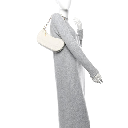 Christian Dior Lambskin Cannage CD Lounge Bag Latte 2 of 13