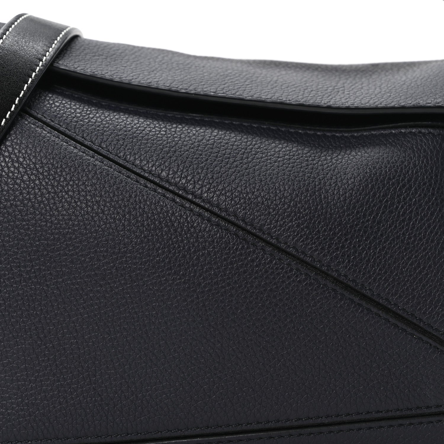 Loewe Calfskin Small Puzzle Bag Midnight Blue Black 7 of 9