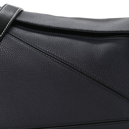 Loewe Calfskin Small Puzzle Bag Midnight Blue Black 7 of 9