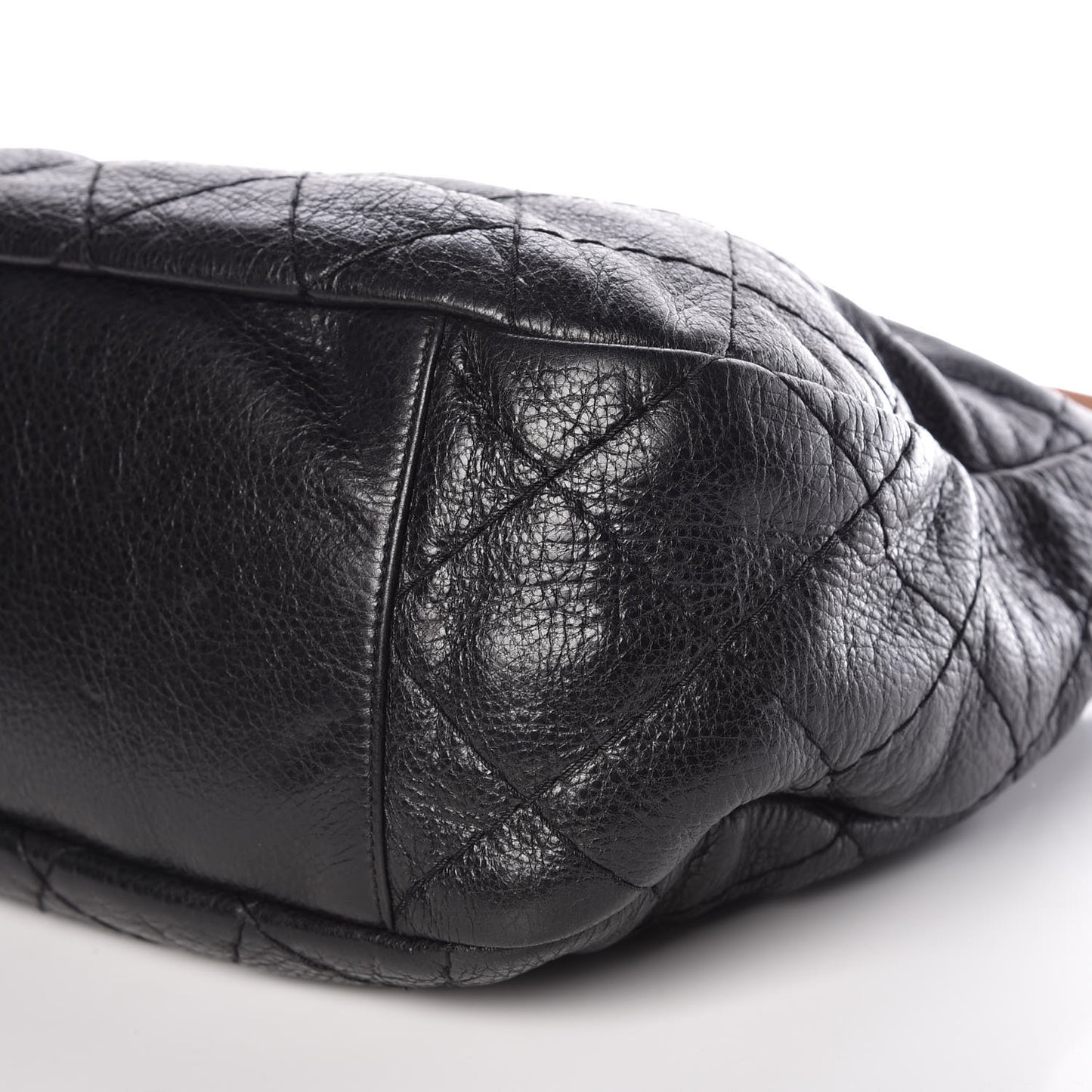 Glazed Calfskin On The Road Hobo Black