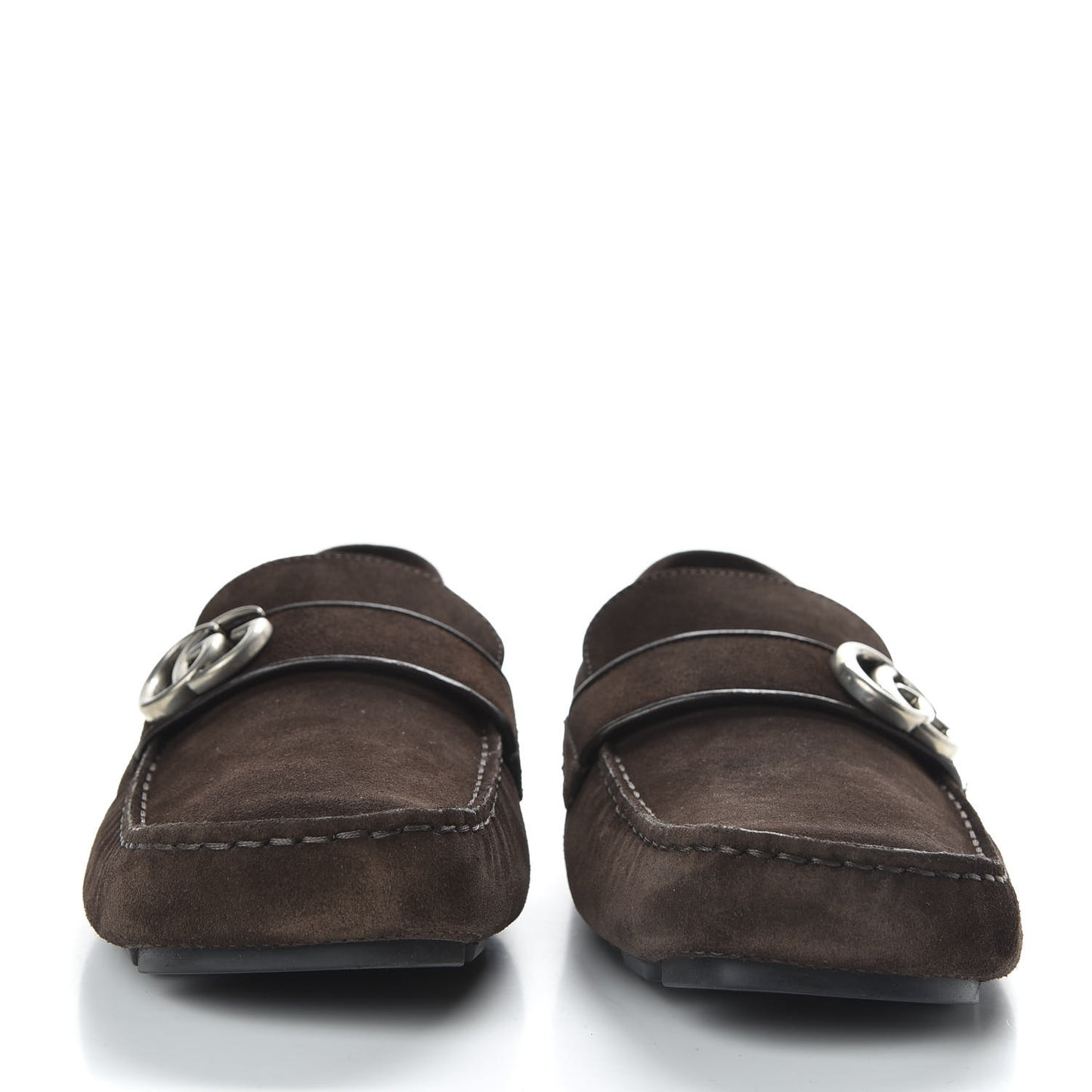 Suede Mens Driver Queen Loafers 10 Cocoa