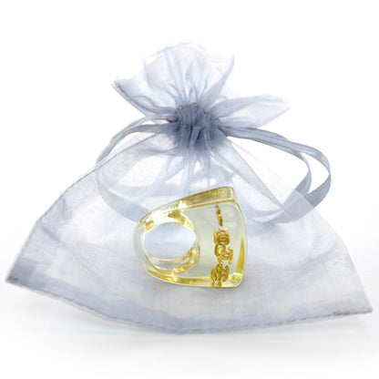 Chanel Resin CC Ring 7 5 of 6