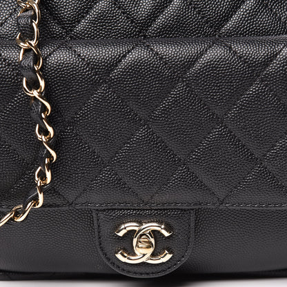 Chanel Caviar Quilted CC Day Camera Case Black 8 of 11