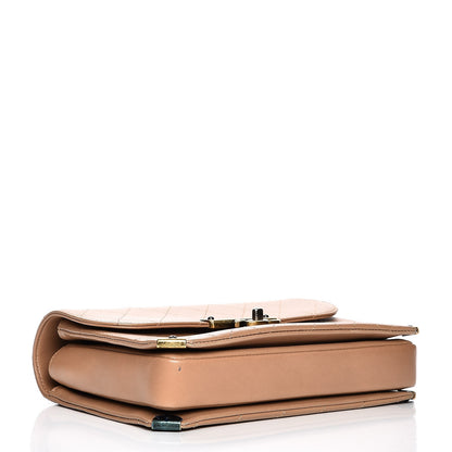 Chanel Shiny Lambskin Quilted Around The Corner Flap Beige 4 of 9