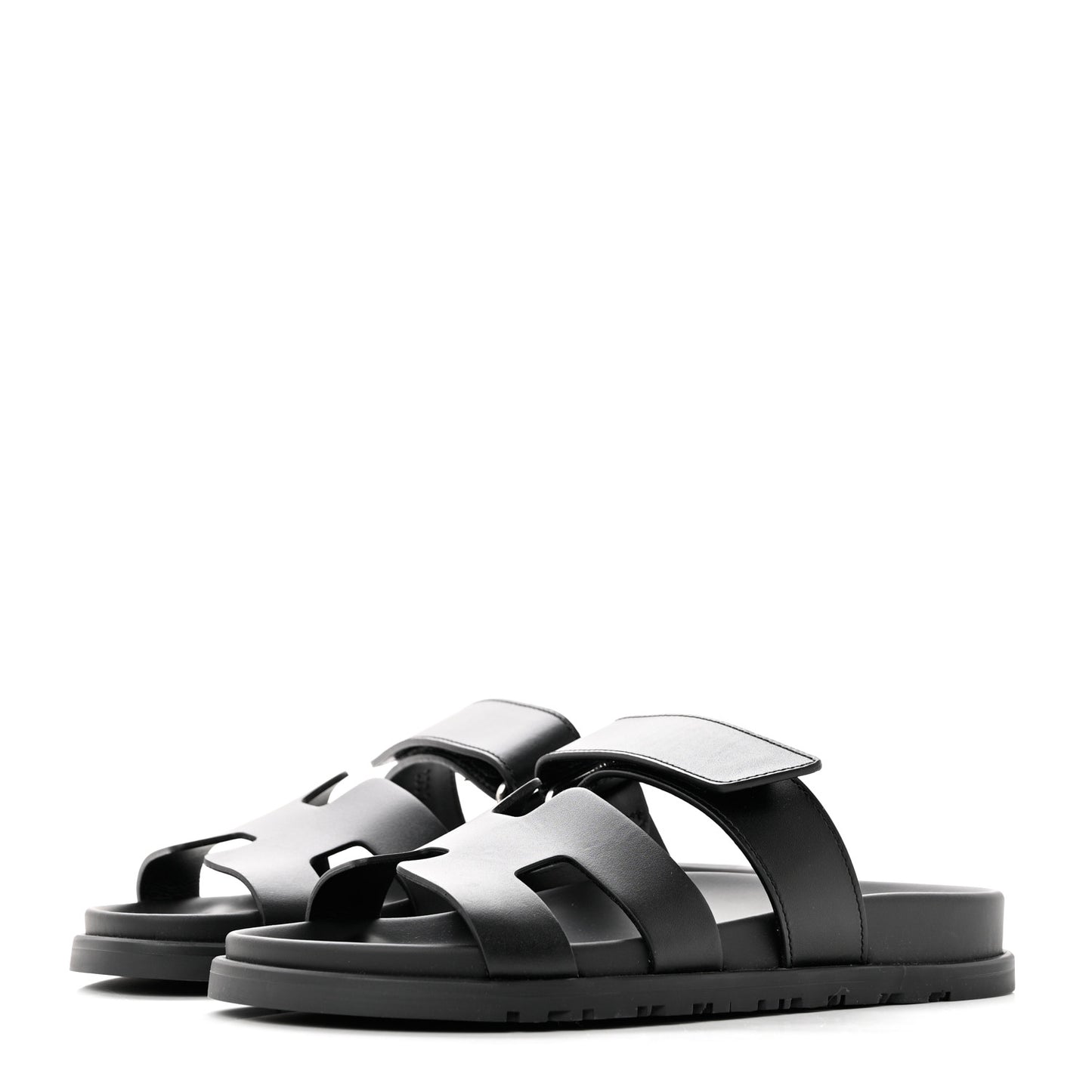 Calfskin Womens Chypre Sandals 37 Black
