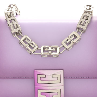 Givenchy Box Calfskin Small Gradient Effect 4G Cube Chain Crossbody Bag Mauve 7 of 10