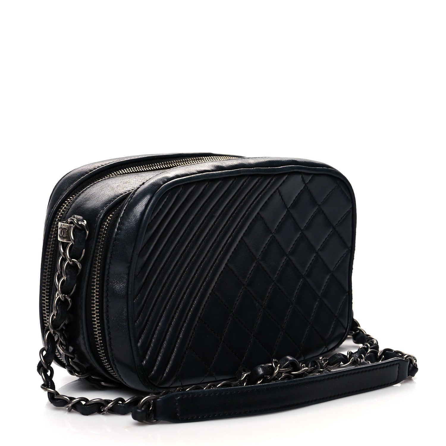 Chanel Lambskin Small Coco Boy Camera Case Black 3 of 16