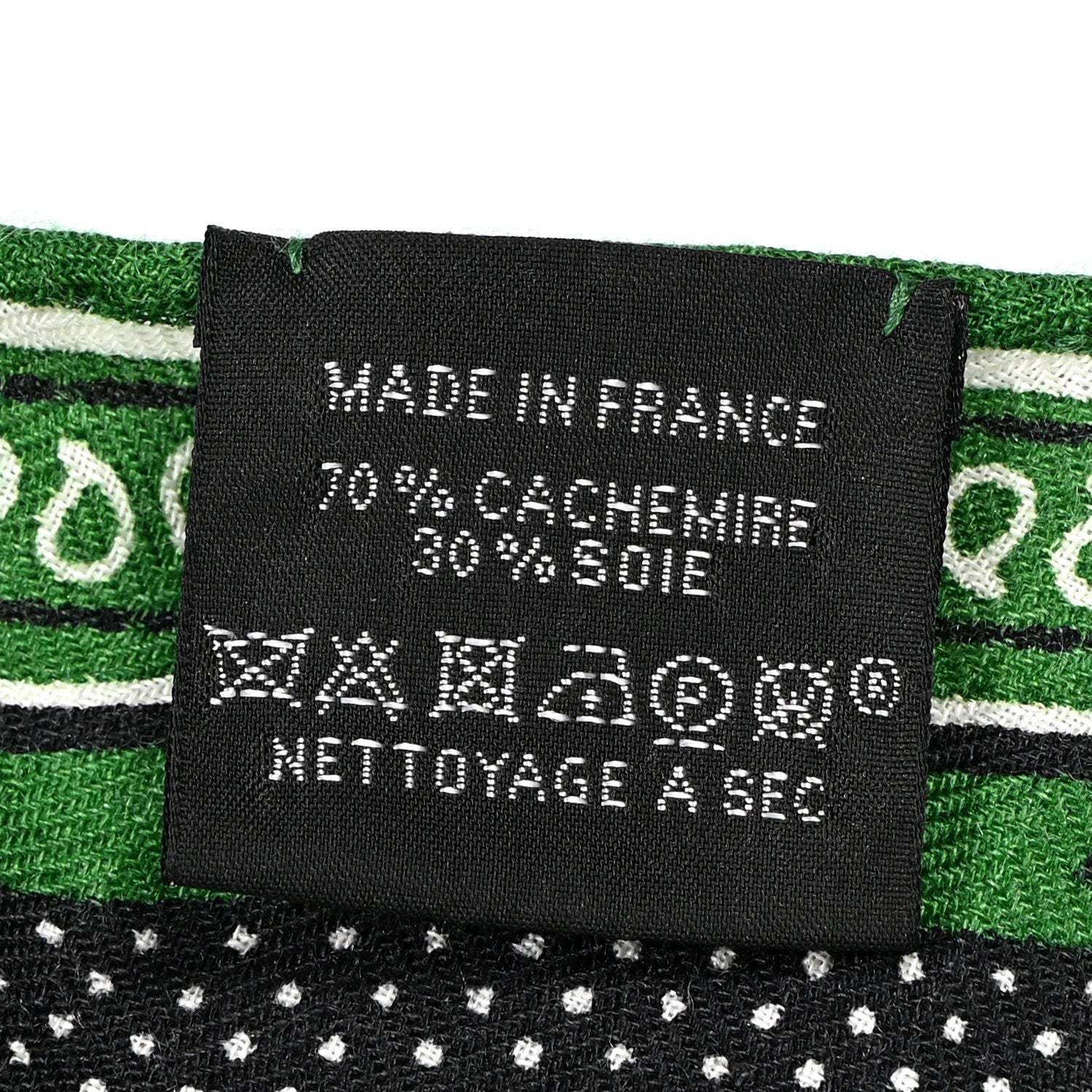 Hermes Cashmere Silk Puzzle II Losange Scarf 3 of 3