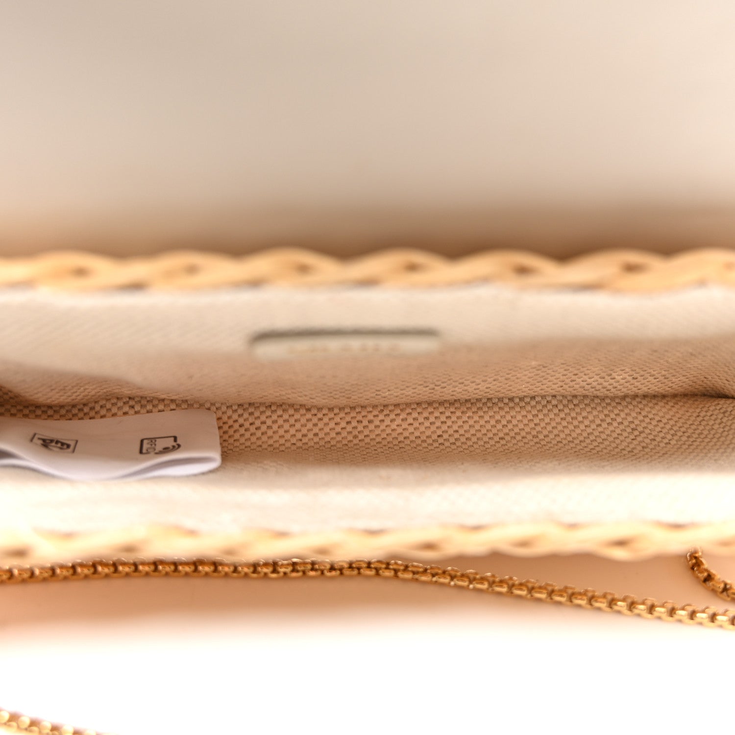 Prada Midollino City Calfskin Mini Bag Naturale White 5 of 11
