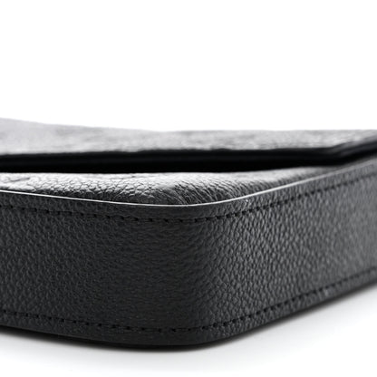 Louis Vuitton Empreinte Pochette Felicie Chain Wallet Black 9 of 10