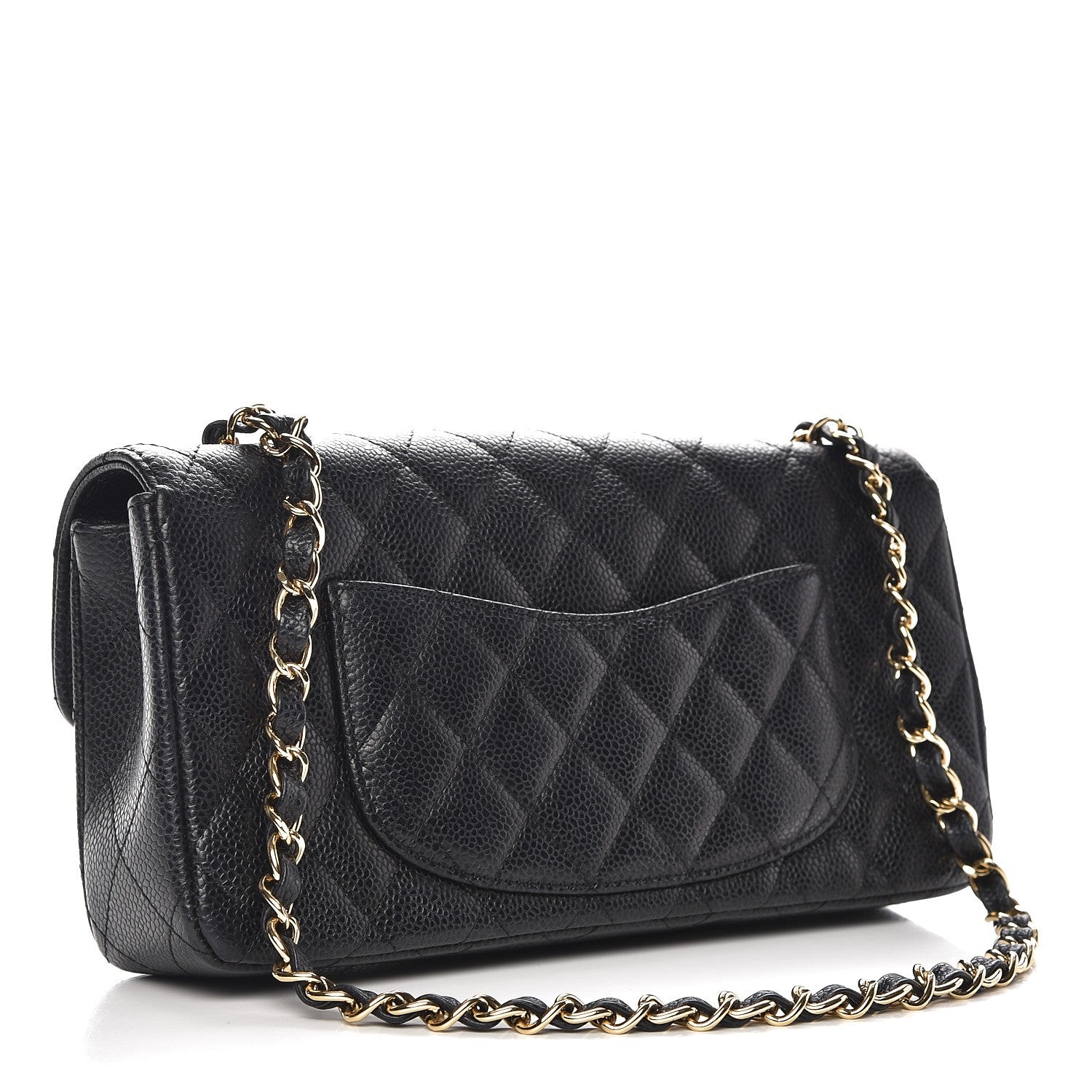 Chanel Caviar Quilted East West Flap Black 3 of 10