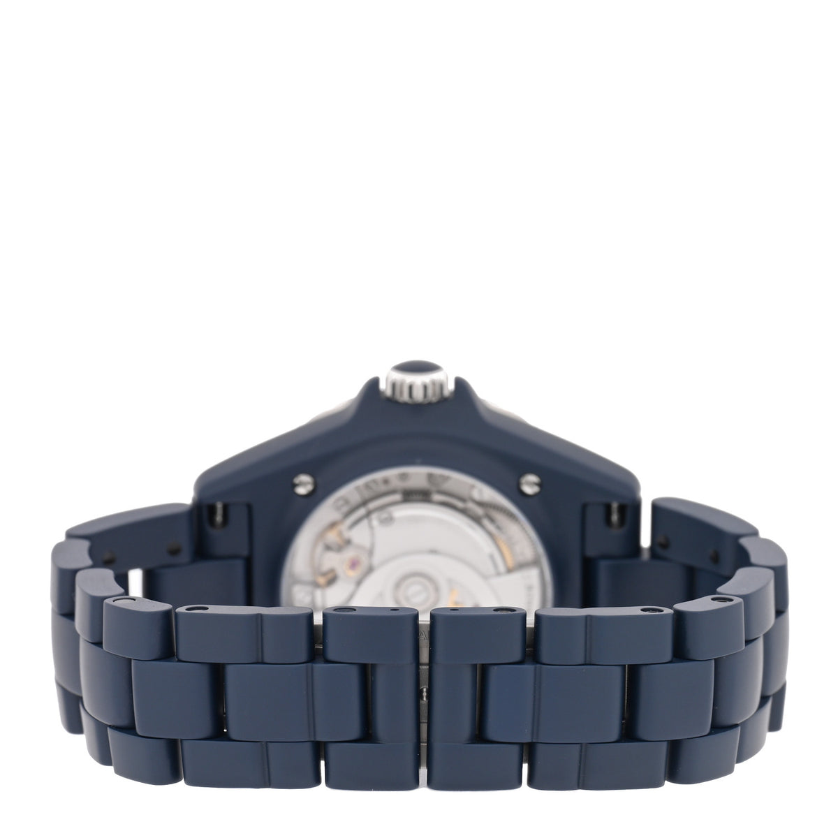 Stainless Steel Matte Ceramic 38mm J12 Automatic Watch Blue