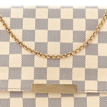 Louis Vuitton Damier Azur Favorite MM 8 of 17