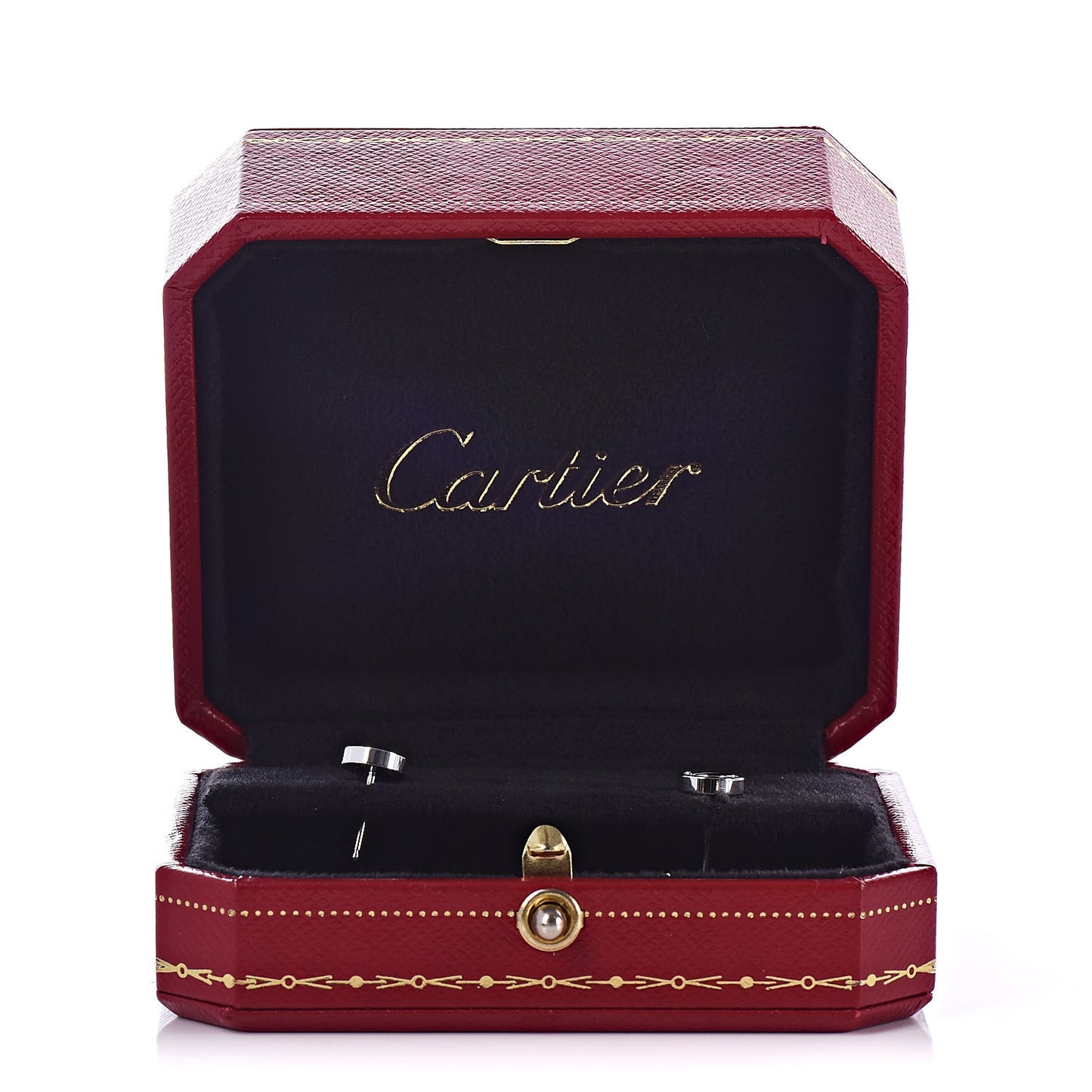 18K White Gold LOVE Earrings