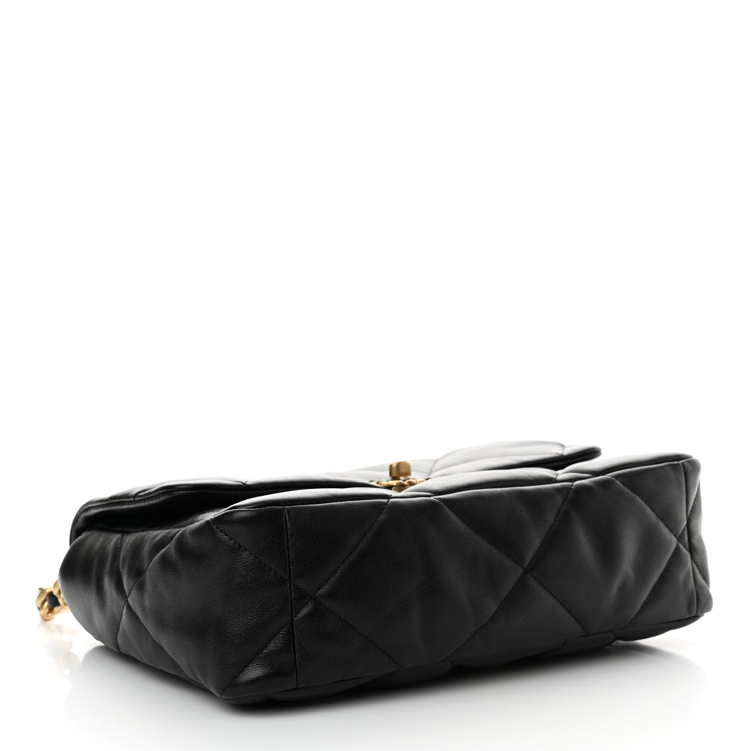 Chanel Lambskin Quilted Large Chanel 19 Flap Black 4 of 13