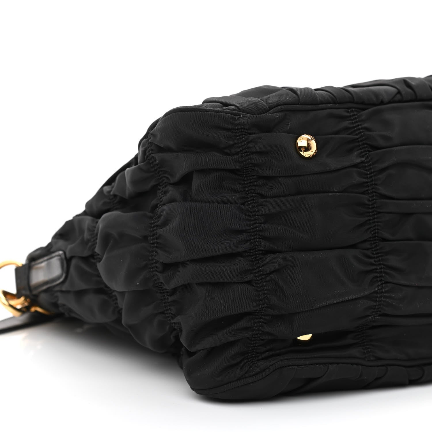 Prada Tessuto Nylon Gaufre Tote Black 10 of 11