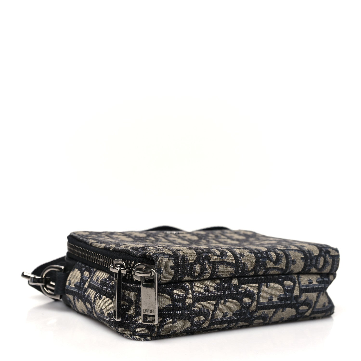 Christian Dior Oblique Pouch Navy Blue 4 of 11