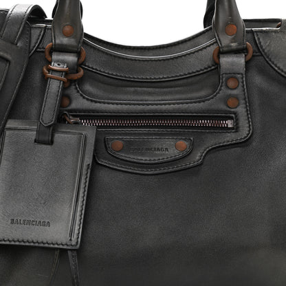 Balenciaga Used Calfskin Rust Hardware Neo Classic City Black 7 of 10