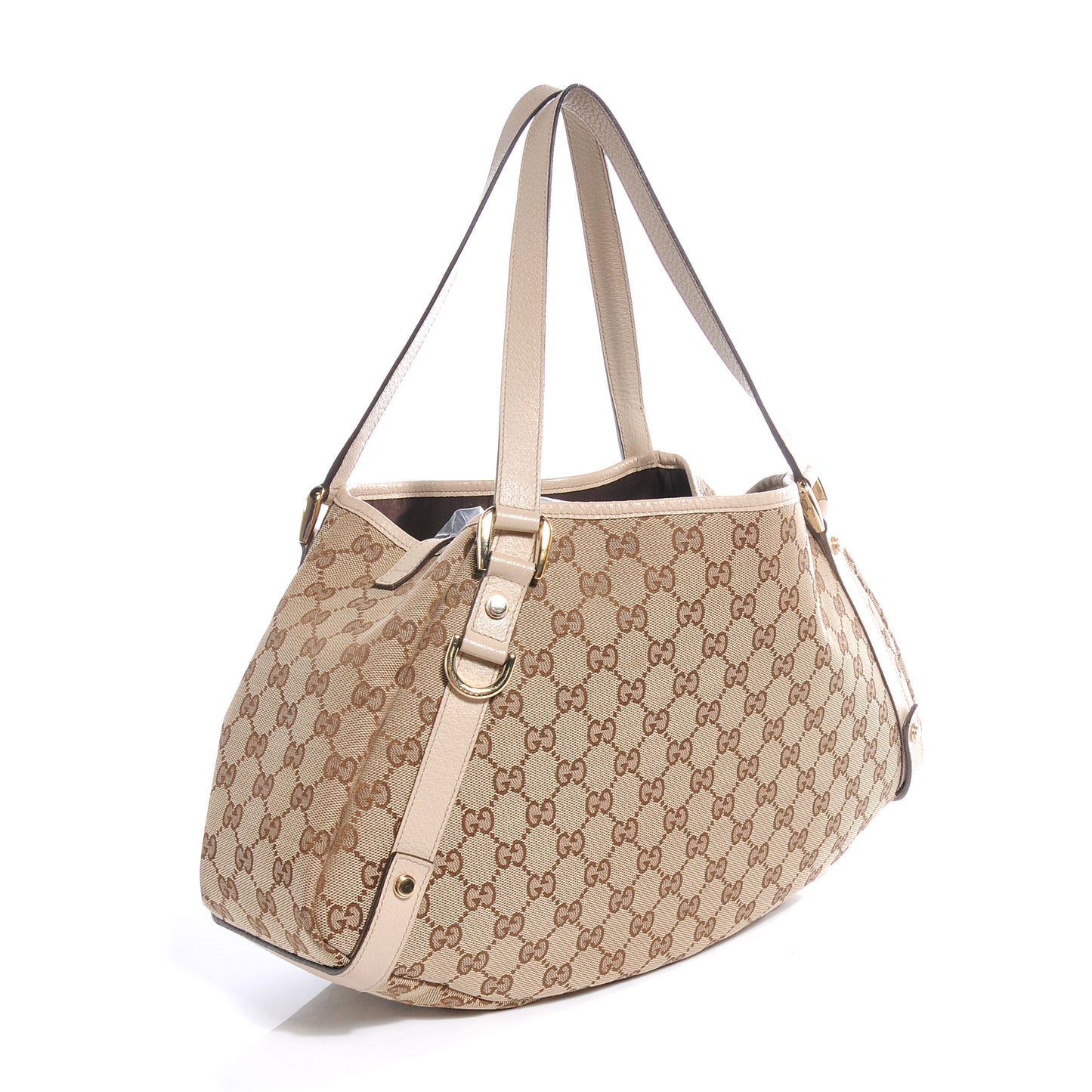 Monogram Medium Abbey Shoulder Bag Ivory