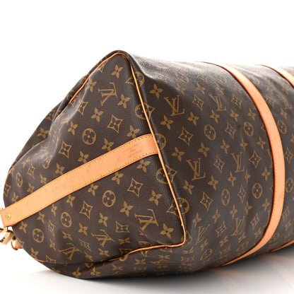 Louis Vuitton Monogram Keepall Bandouliere 55 8 of 12