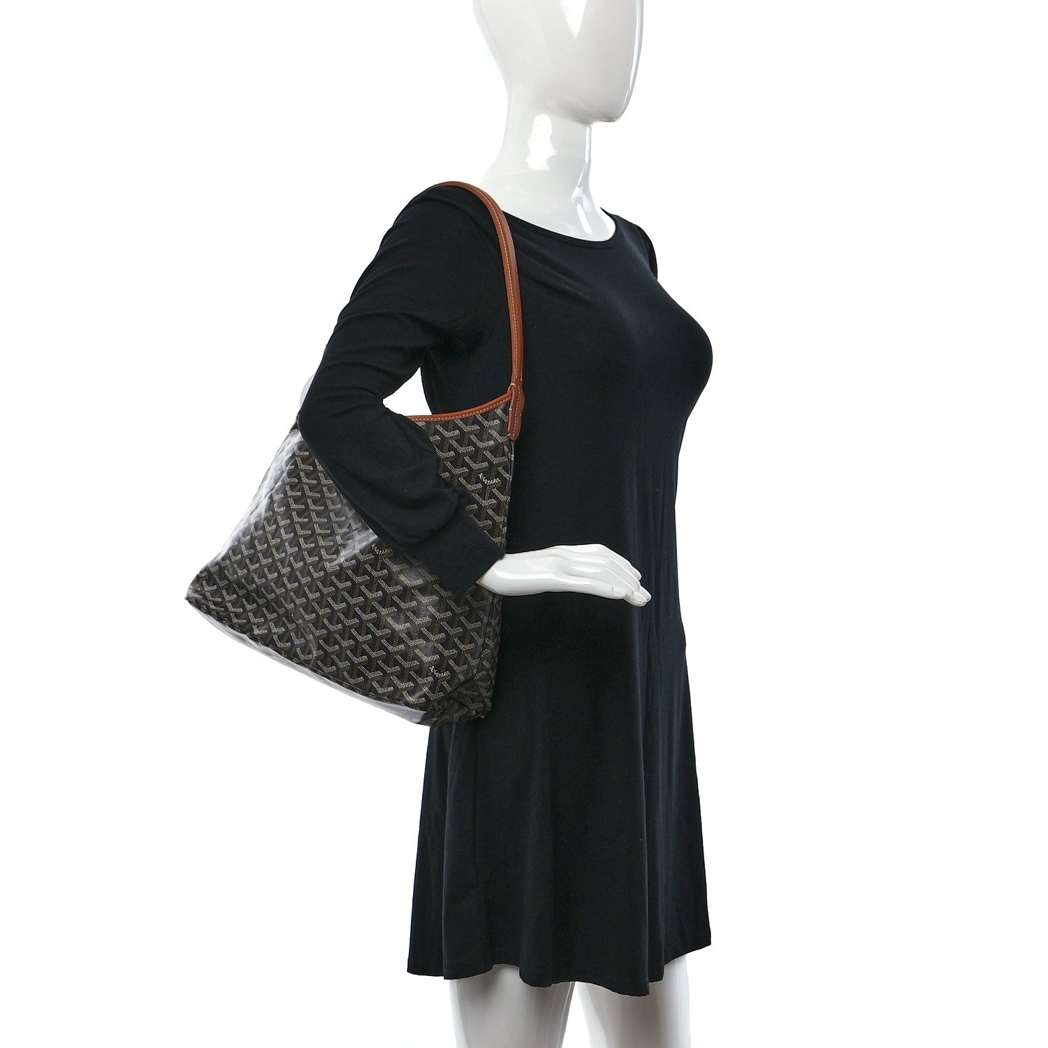 Goyard Goyardine Boheme Hobo Black Gold 2 of 8