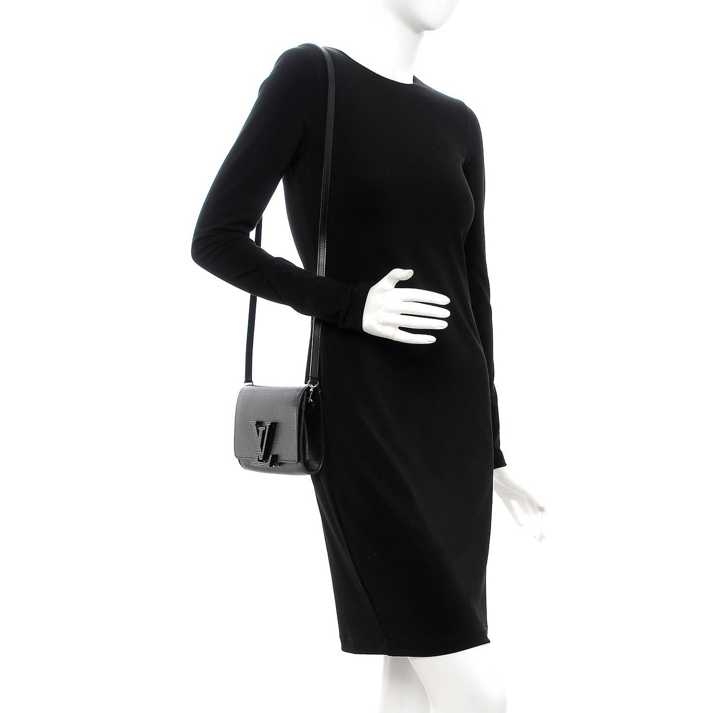 Epi Louise Strap PM Black