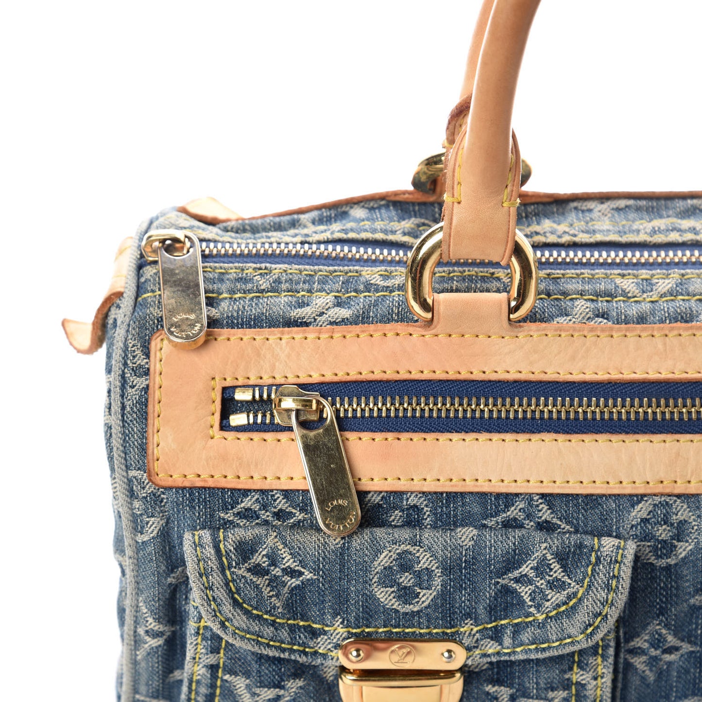 Monogram Denim Neo Speedy Blue