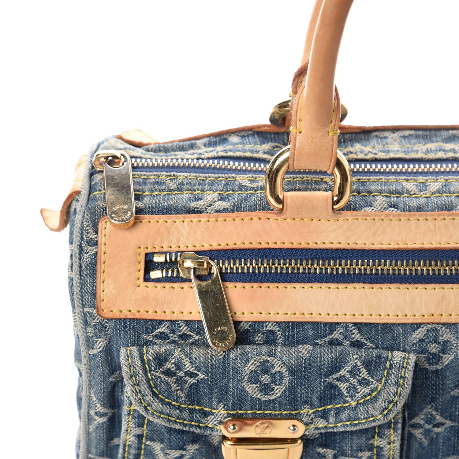 Louis Vuitton Monogram Denim Neo Speedy Blue 14 of 18